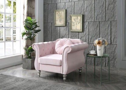Chic Transitional Flared Arm Chair Glory Furniture