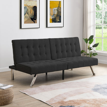 Modern Sofa Bed With Wood Frame And Stainless Legs Home Essentials