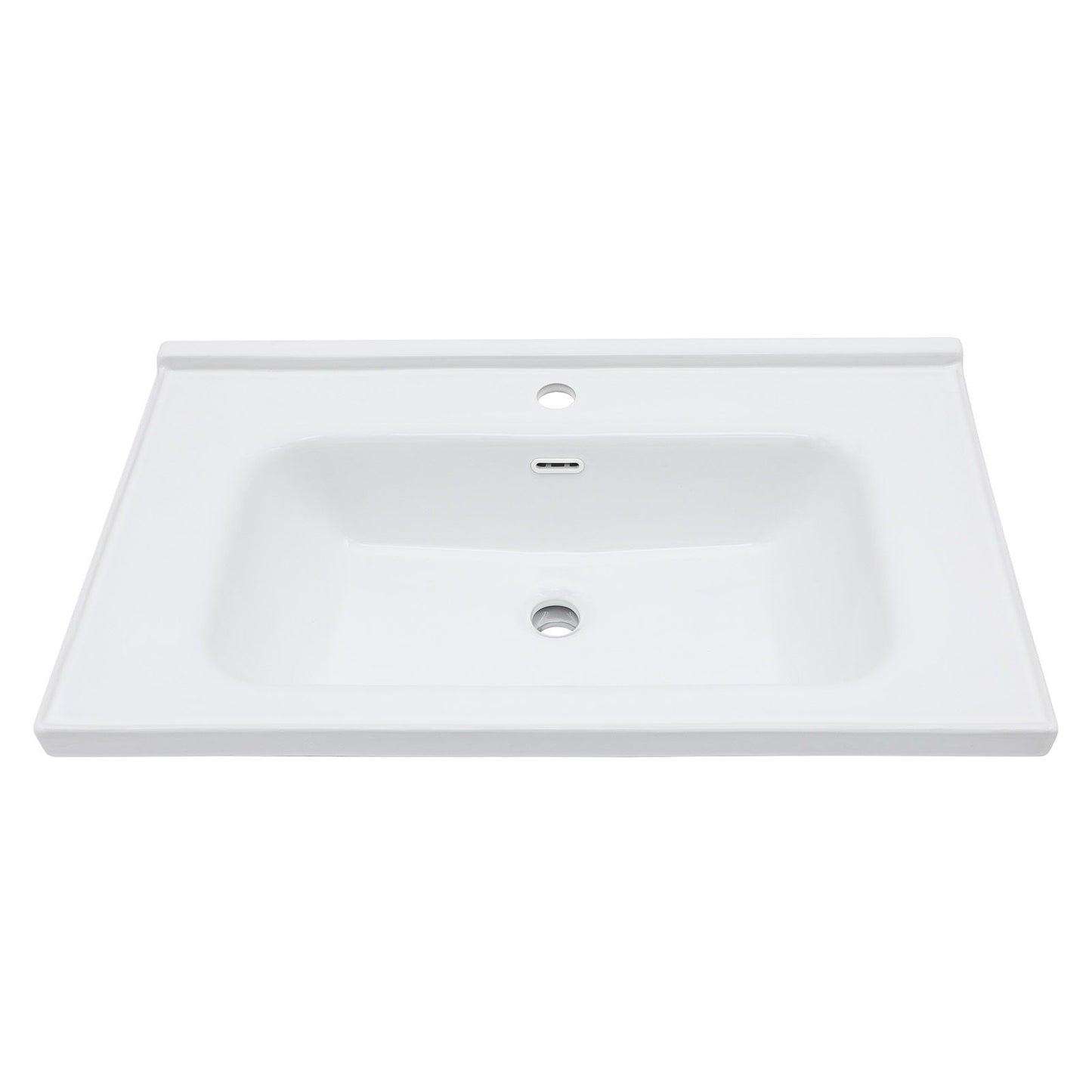 Modern Rectangular Vanity Top With Overflow For Bathroom Daily Nest