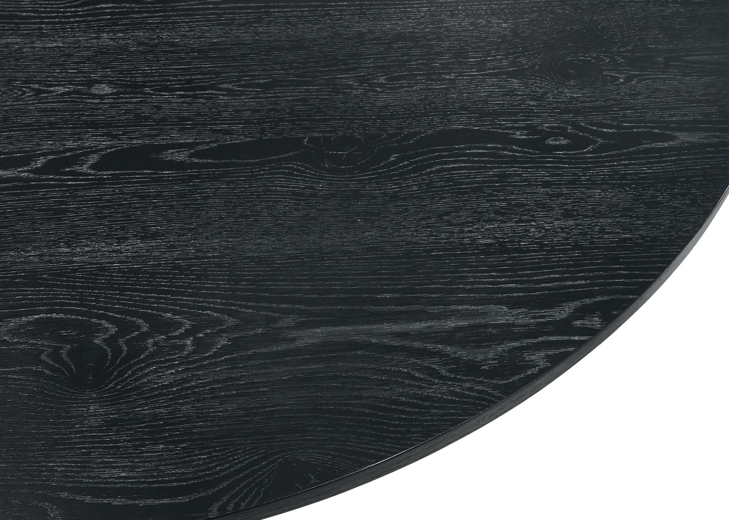 Jasper - Contemporary Round Dining Table With Black Finish Chairs Lilola Home