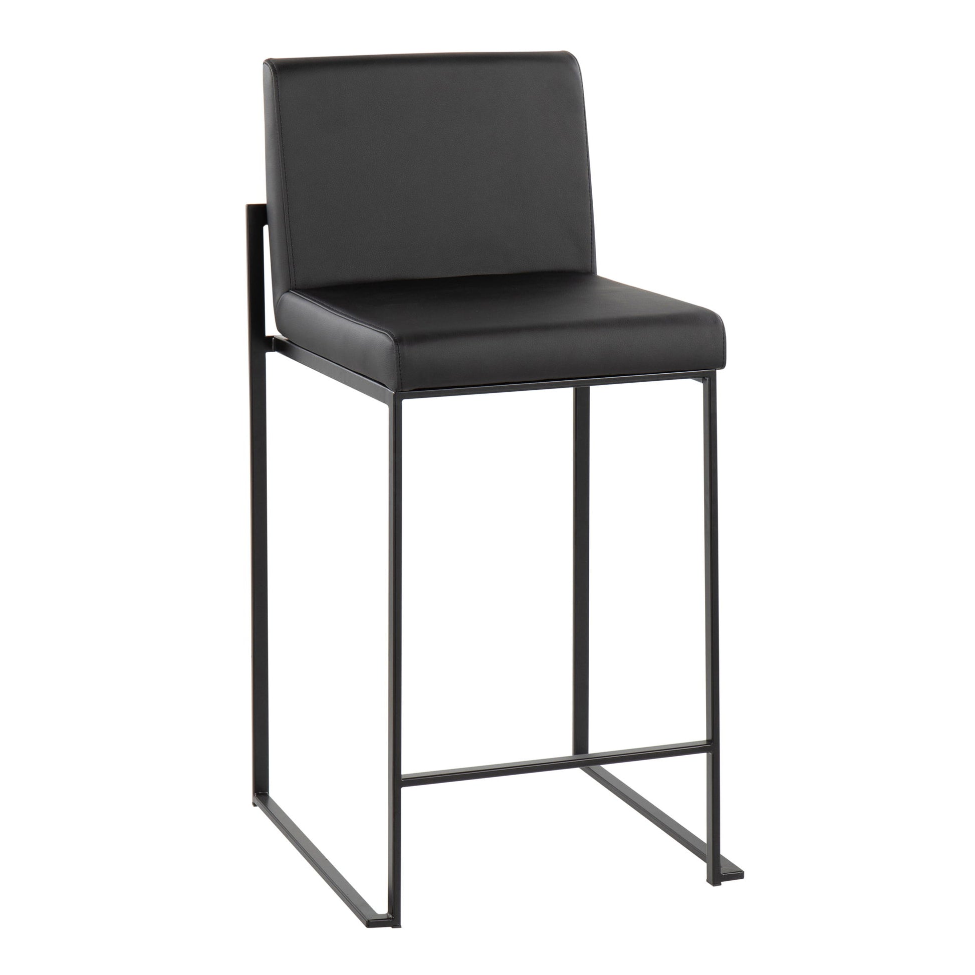 Fuji - Contemporary Modern Elegance, High Back Counter Stool Lumi Source
