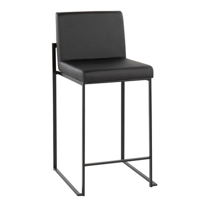 Fuji - Contemporary Modern Elegance, High Back Counter Stool Lumi Source