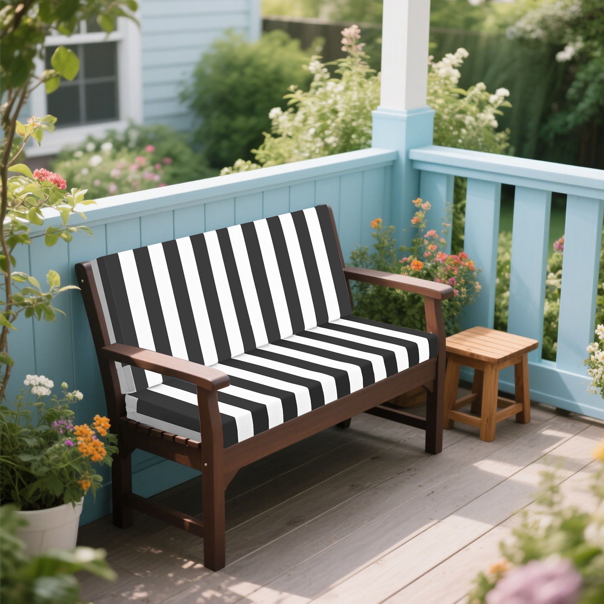 Outdoor Deep Seat Waterproof Replacement Patio Chair Cushions (Set of 2) Home Essentials