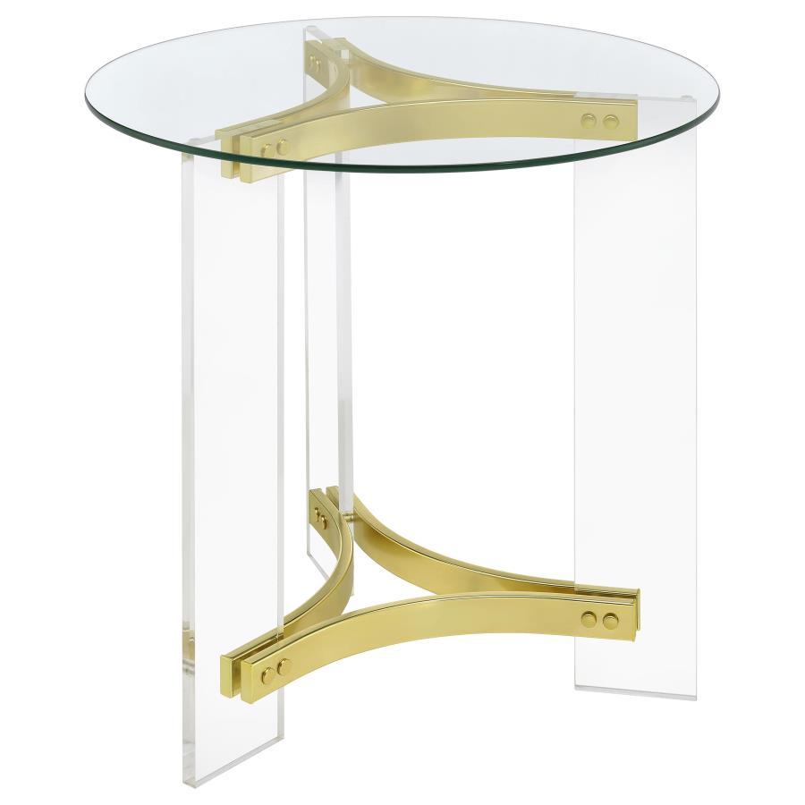 Janessa - Acrylic Coffee And End Table Set Coaster Fine Furniture