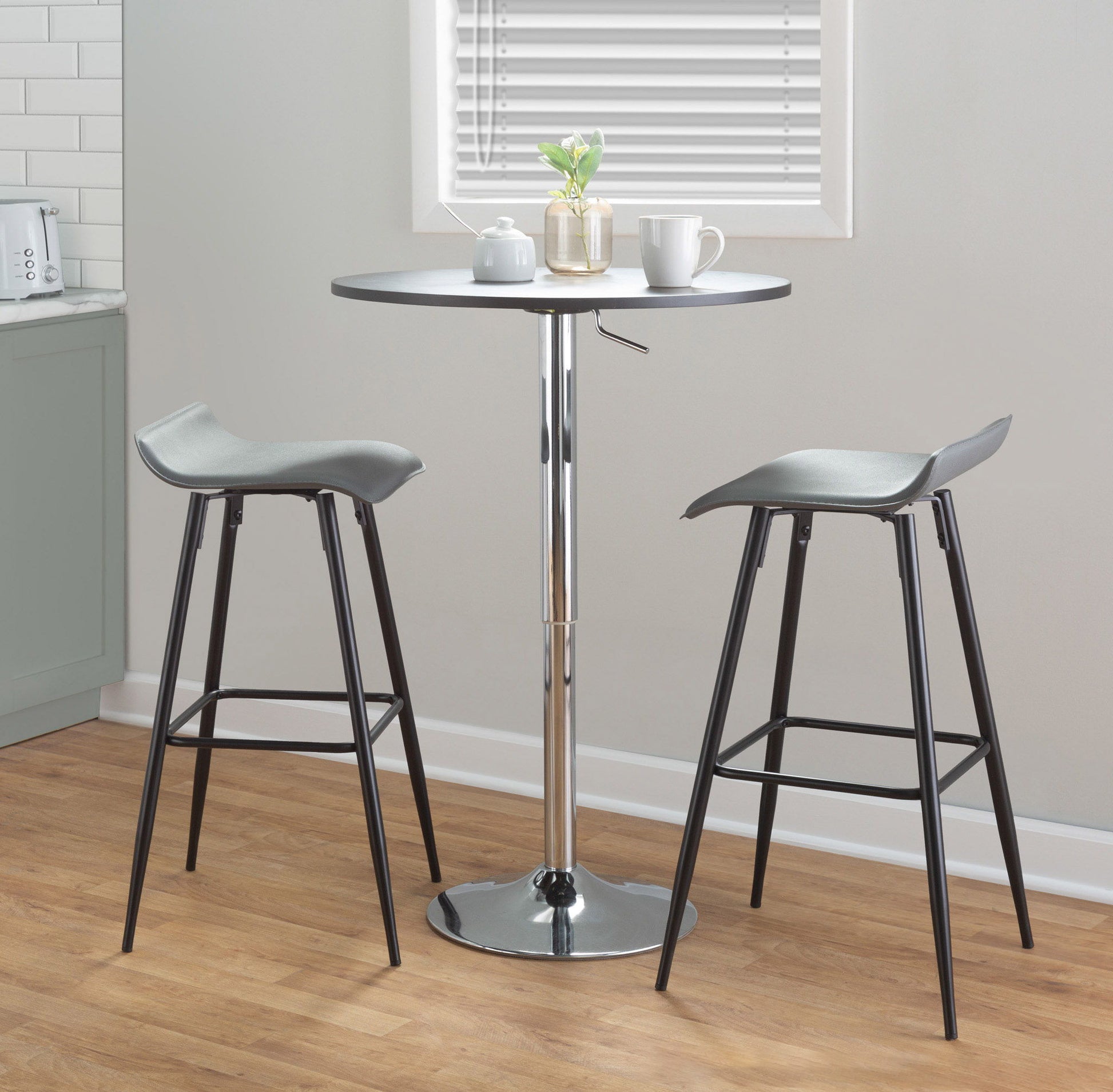Elia - Contemporary Adjustable Bar Table Lumi Source