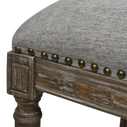 Triomphe - Rattan Wicker High Back Armless Counter Bar Stool Jennifer Taylor Home