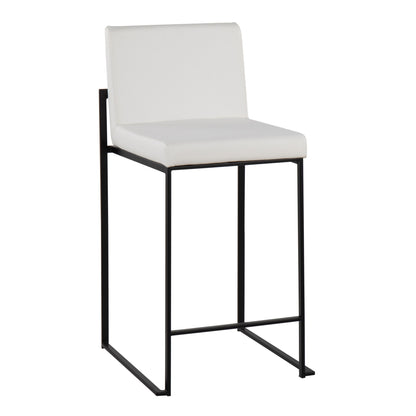 Fuji - Contemporary Modern Elegance, High Back Counter Stool Lumi Source