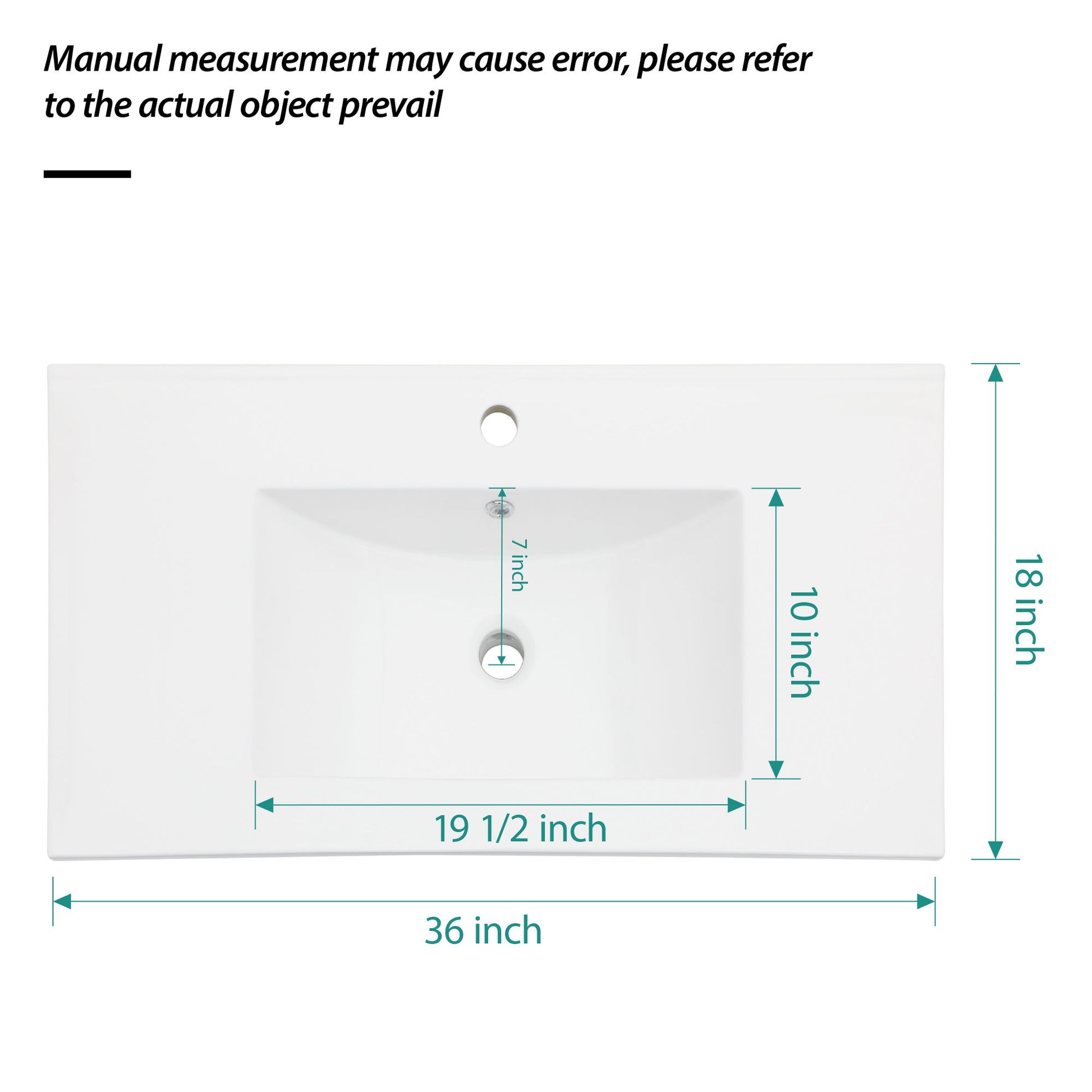 Premium Rectangular Vanity Top With Single Faucet Hole And Overflow Daily Nest
