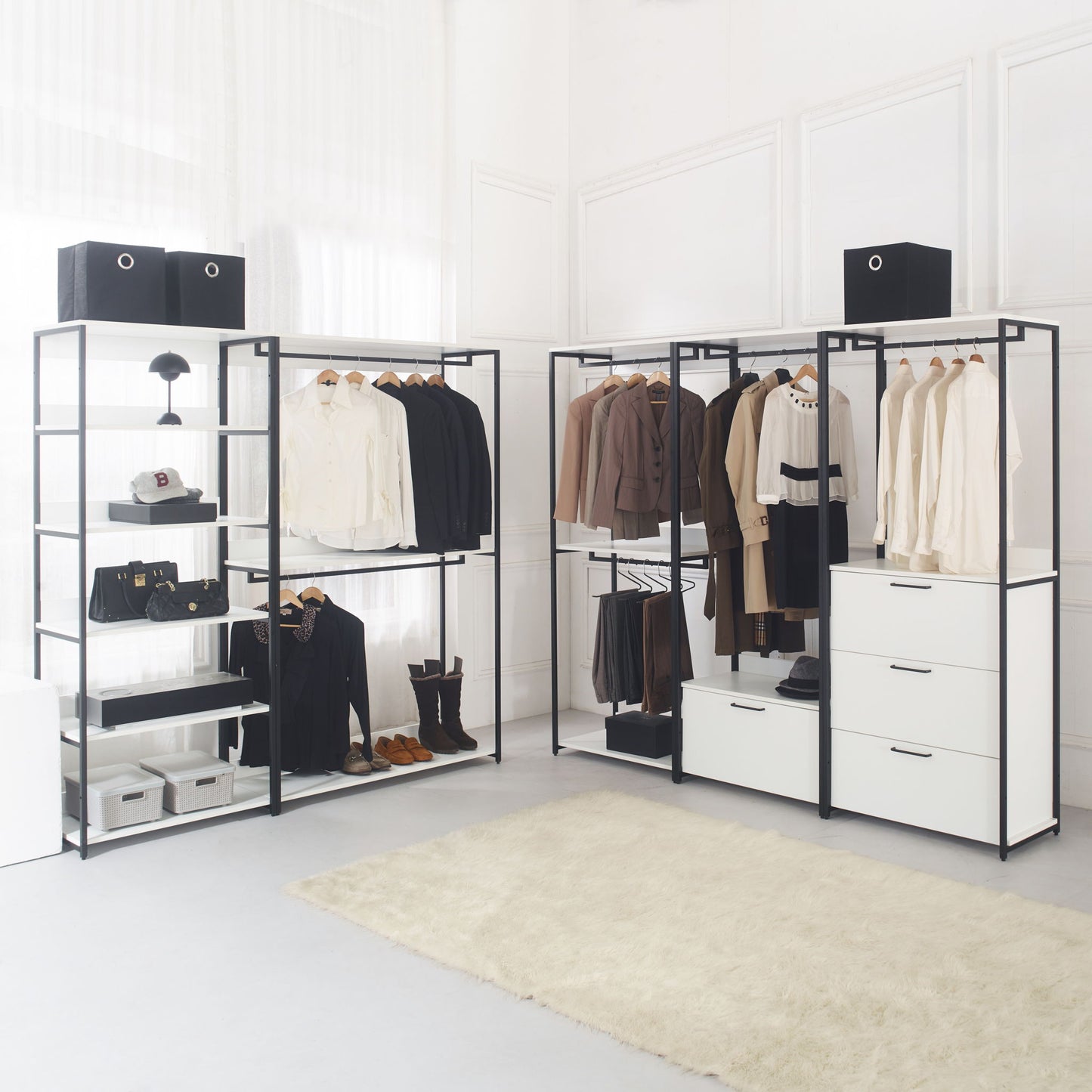 Fiona - Walk In Closet With Shelves Home Essentials