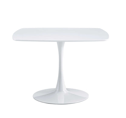 Table Mid-Century Dining Table For 4-6 People With Round MDF Table Top, Pedestal Dining Table, End Table Leisure Coffee Table Home Essentials