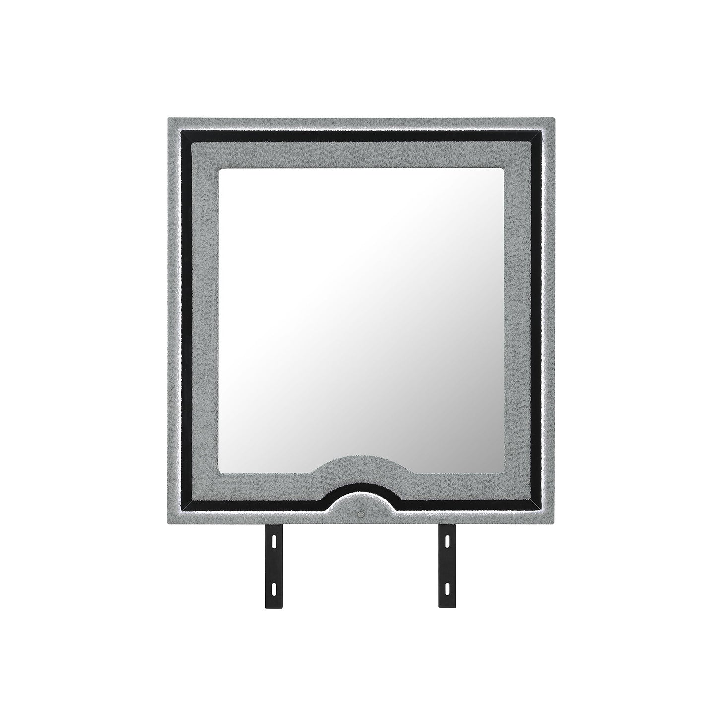 Isaiah - Mirror With Upholstered Frame And LED Lighting Global Furniture USA