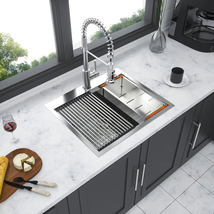 Drop In Kitchen Sink Stainless Steel 16 Gauge Daily Nest