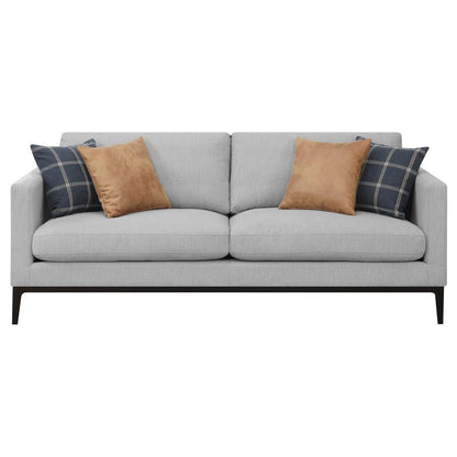 Apperson - Upholstered Track Arm Sofa Set CoasterElevations