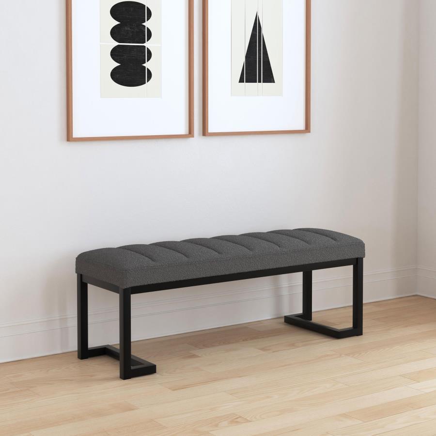 Mesa - Boucle Upholstered Tufted Accent Bench Coaster Fine Furniture
