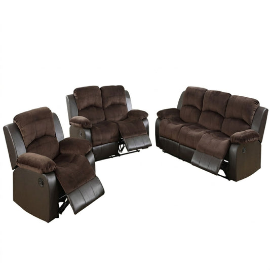 Modern Living Room Set, Reclining Mechanism Home Essentials