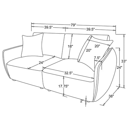Logan - Modular Loveseat Furniture Max