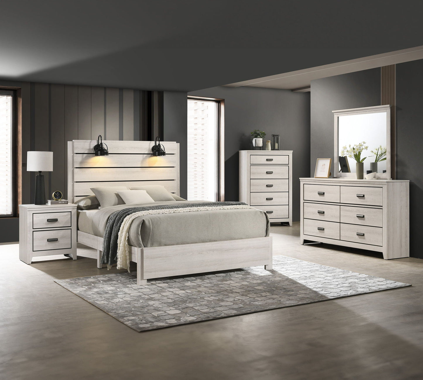 Carter - Bedroom Set - Brown Crown Mark