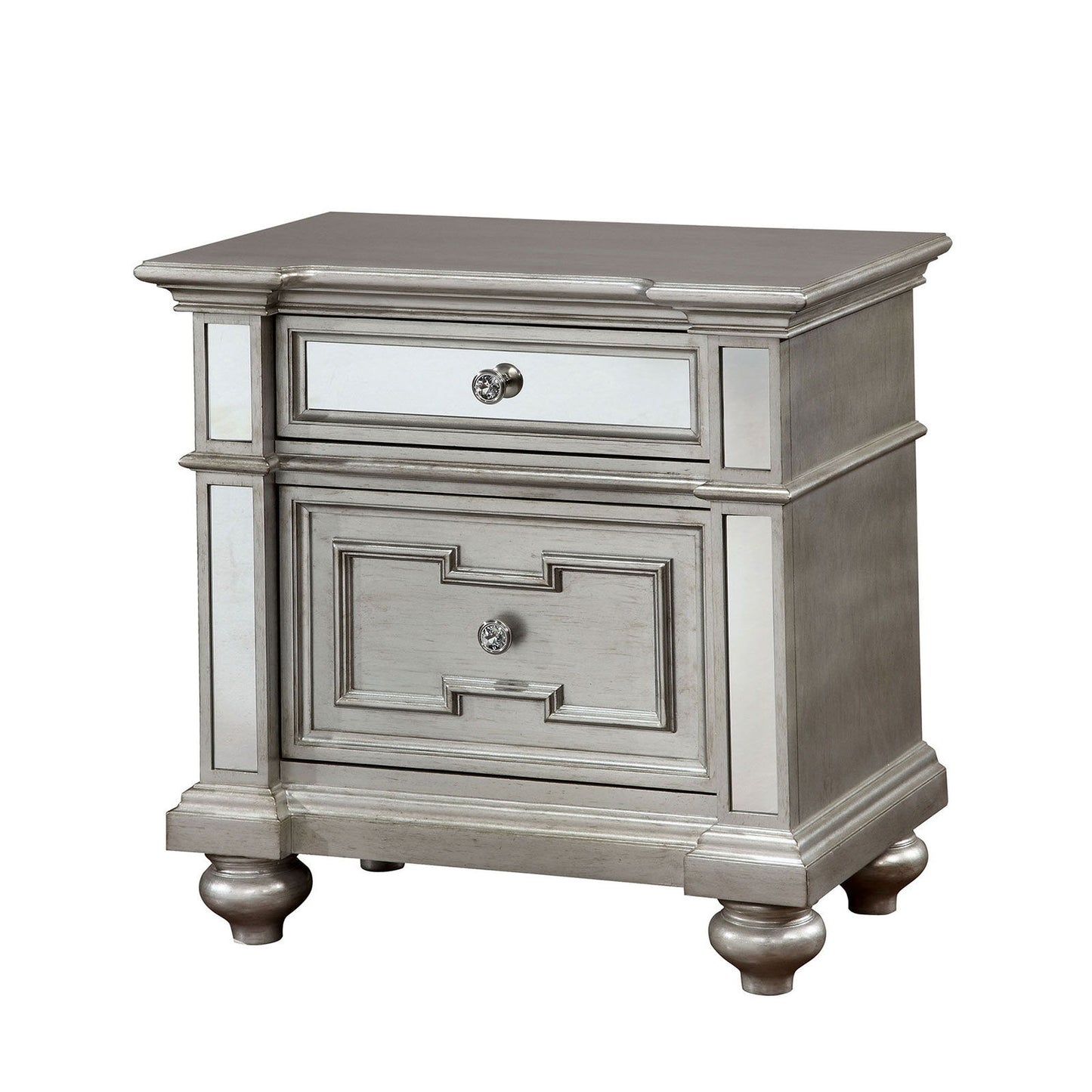 Salamanca - Nightstand - Silver