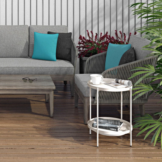 Carmel - Outdoor Conversation Chair - Sand Drift Simpli-Home