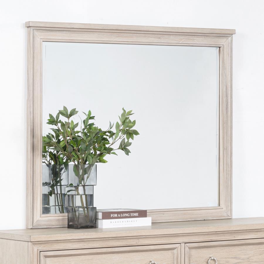Pembroke - Dresser Mirror - Washed Oak Coaster Fine Furniture