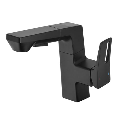 Modern Smart LED Bathroom Faucet With Temperature Digital Display And Pull Down Sprayer Daily Nest