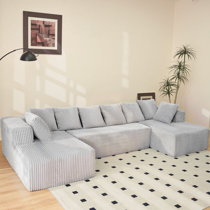Modular U Shaped Sectional Sofa Home Essentials