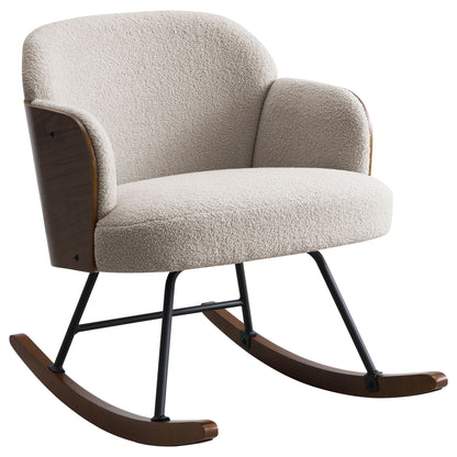 Valera - Upholstered Mid Back Rocking Chair Furniture Max