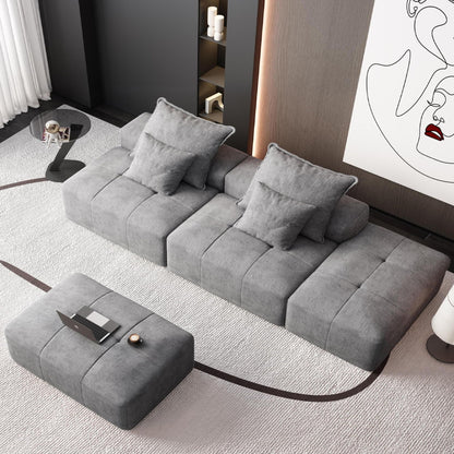 Modern Oversized Diy Combination Modular Sectional Sofa With Pillows Home Essentials