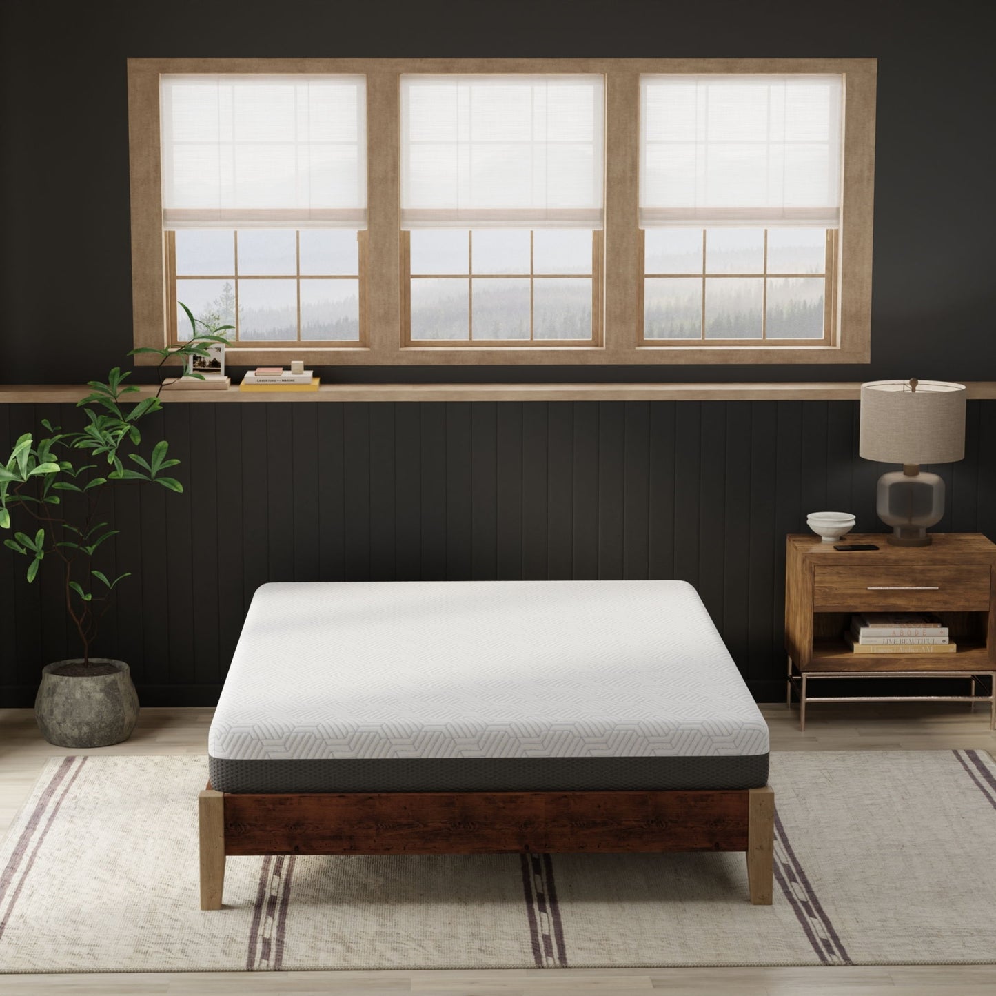 Pur Chill - 8" Firm Mattress With Phase Change Cooling Fabric BedTech