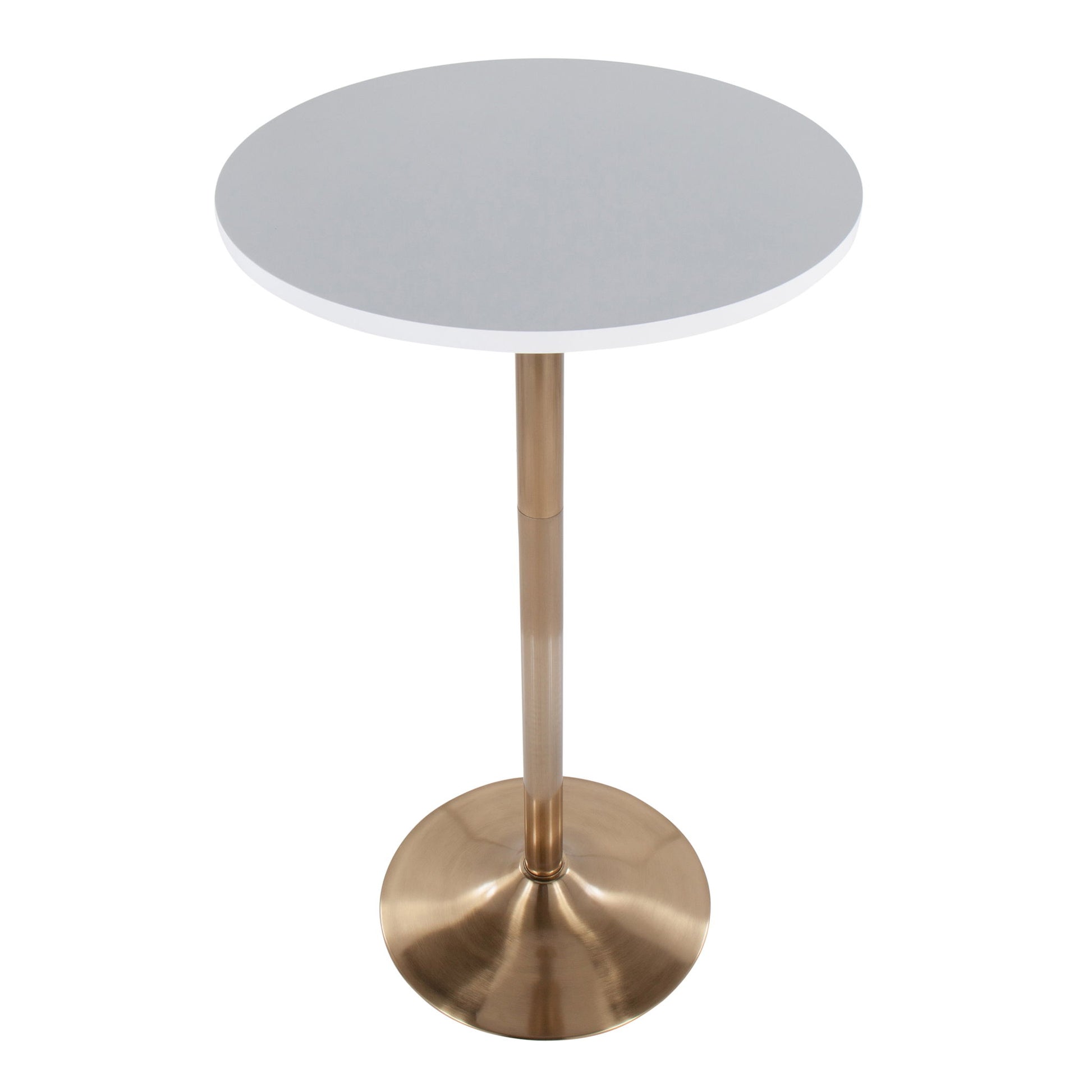 Pebble - Contemporary & Glam Adjustable Dining / Bar Table Lumi Source
