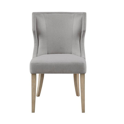 Upholstered Wingback Dining Chair - Light Gray JLA