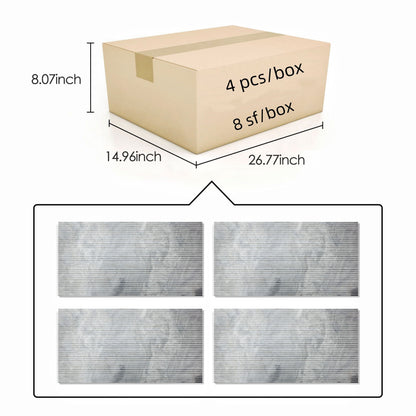 Textured Finished, 3D Tiles For Wall Decoration (Set of 4) Daily Nest