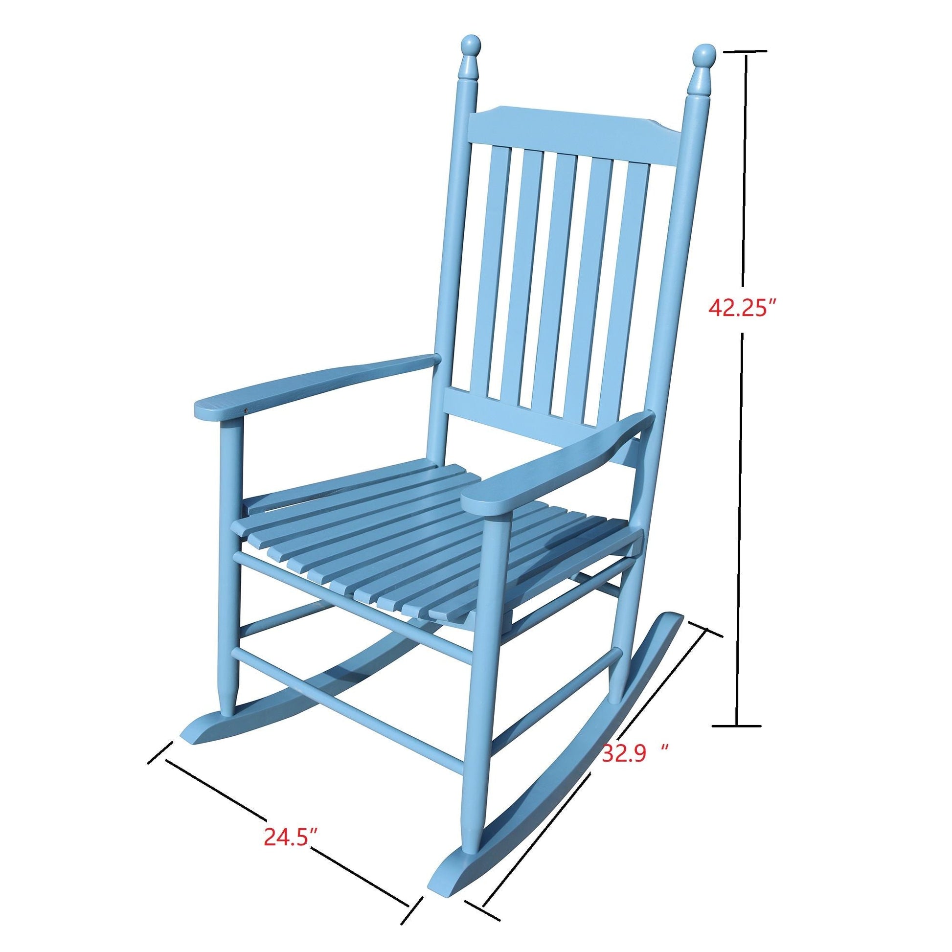 Wooden Porch Rocker Chair Home Essentials