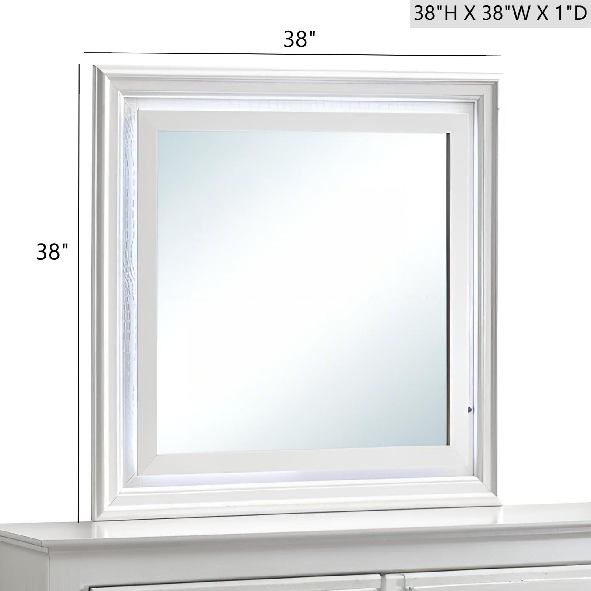 Verona - Mirror With Premium Low Distortion Glass - White Glory Furniture
