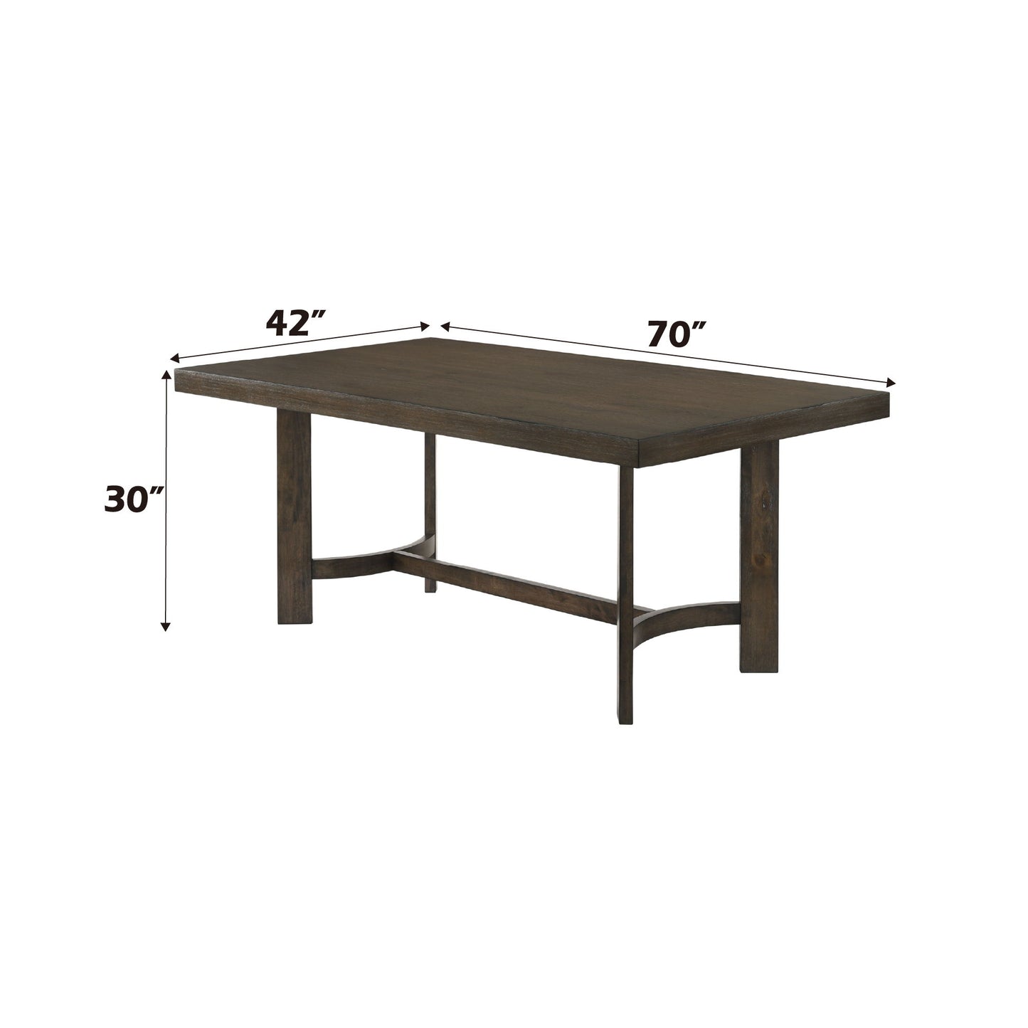 Farren - 11 Pieces Dining Room Set - Multi / Oak Acme