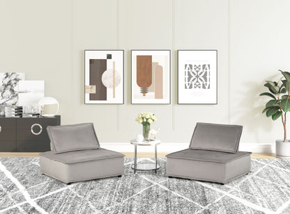 Anna - Armless Lounge Chair Lilola Home