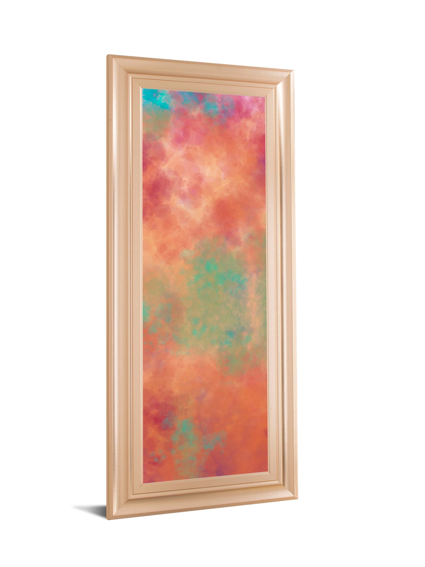 Vapor Il. A By Jason Johnson - Framed Print Wall Art - Red