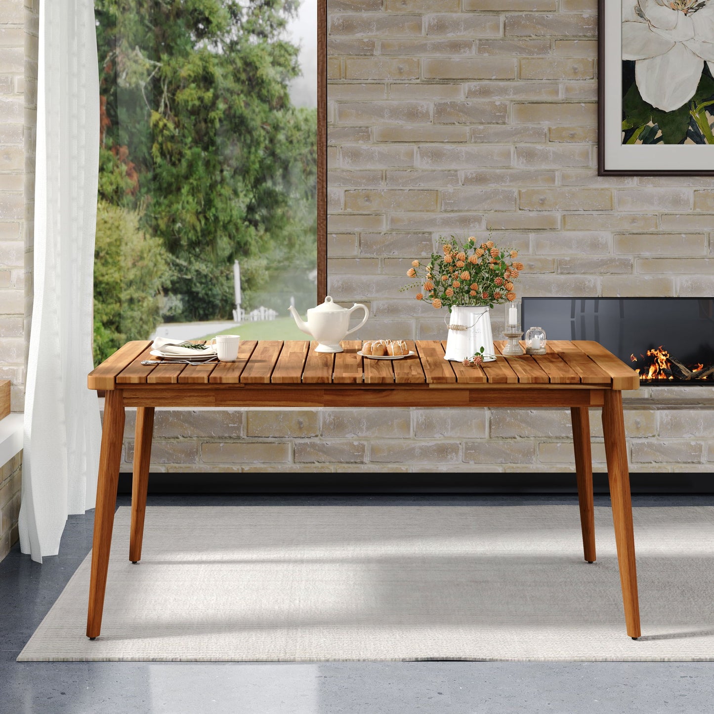 Dining Outdoor Table, Furniture For Patio Noble House