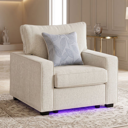 Rita - Accent Chair With LED Underlighting Matrix Furniture Group