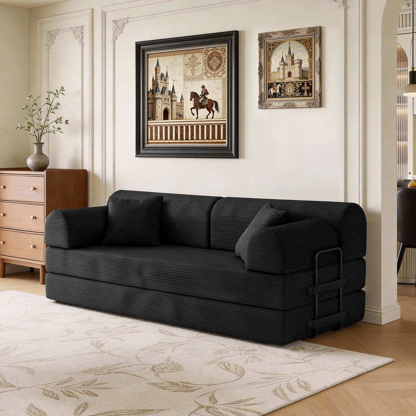 Convertible Sleeper Sofa Bed For Living Room Home Essentials
