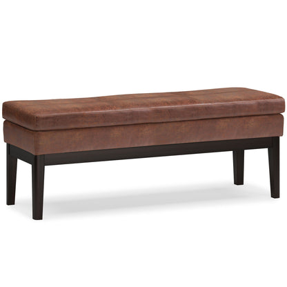 Carlson - Ottoman Bench, Mid Century Design Simpli-Home