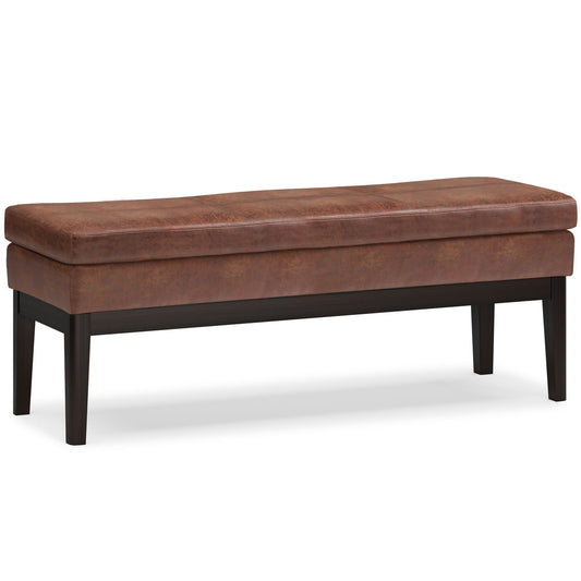 Carlson - Ottoman Bench, Mid Century Design Simpli-Home
