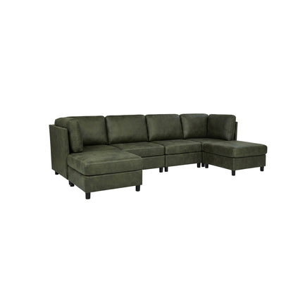 Modular Sectional Sofa With Custom Configuration And Removable Cushions - Olive Home Essentials
