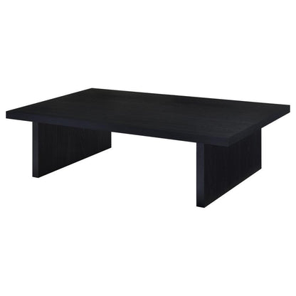 Max - Rectangular Engineered Laminate Coffee Table - Black Coaster Fine Furniture