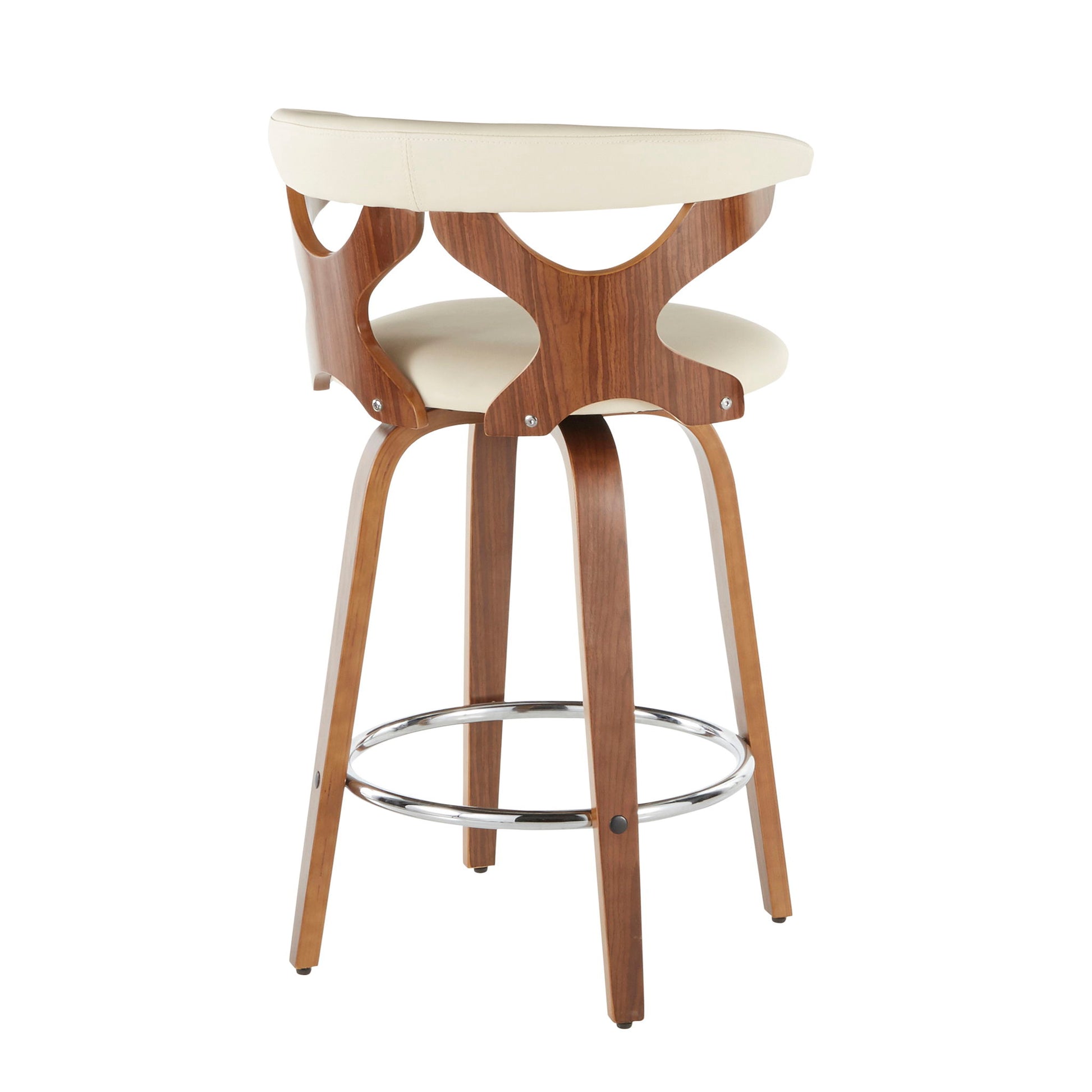 Gardenia - Mid Century Modern Counter Stool (Set of 2) Lumi Source
