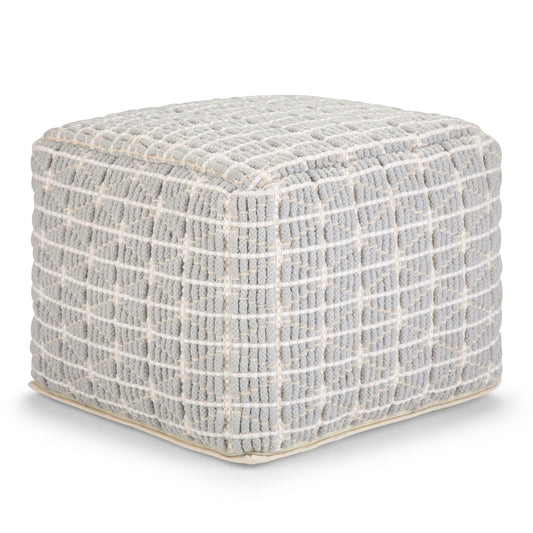 Noreen - Upholstered Square Pouf Simpli-Home