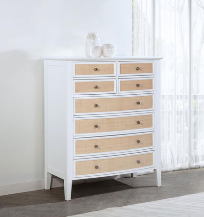 Bexhill - 8-Drawer Chest Of Drawers - White Coaster Fine Furniture