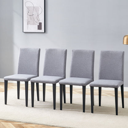 Versatile Dining Chairs With Comfortable Design And Metal Legs Home Essentials