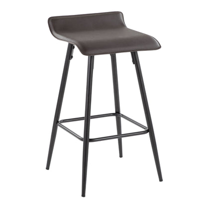 Ale - Contemporary Fixed Height Counter Stool (Set of 2) Lumi Source
