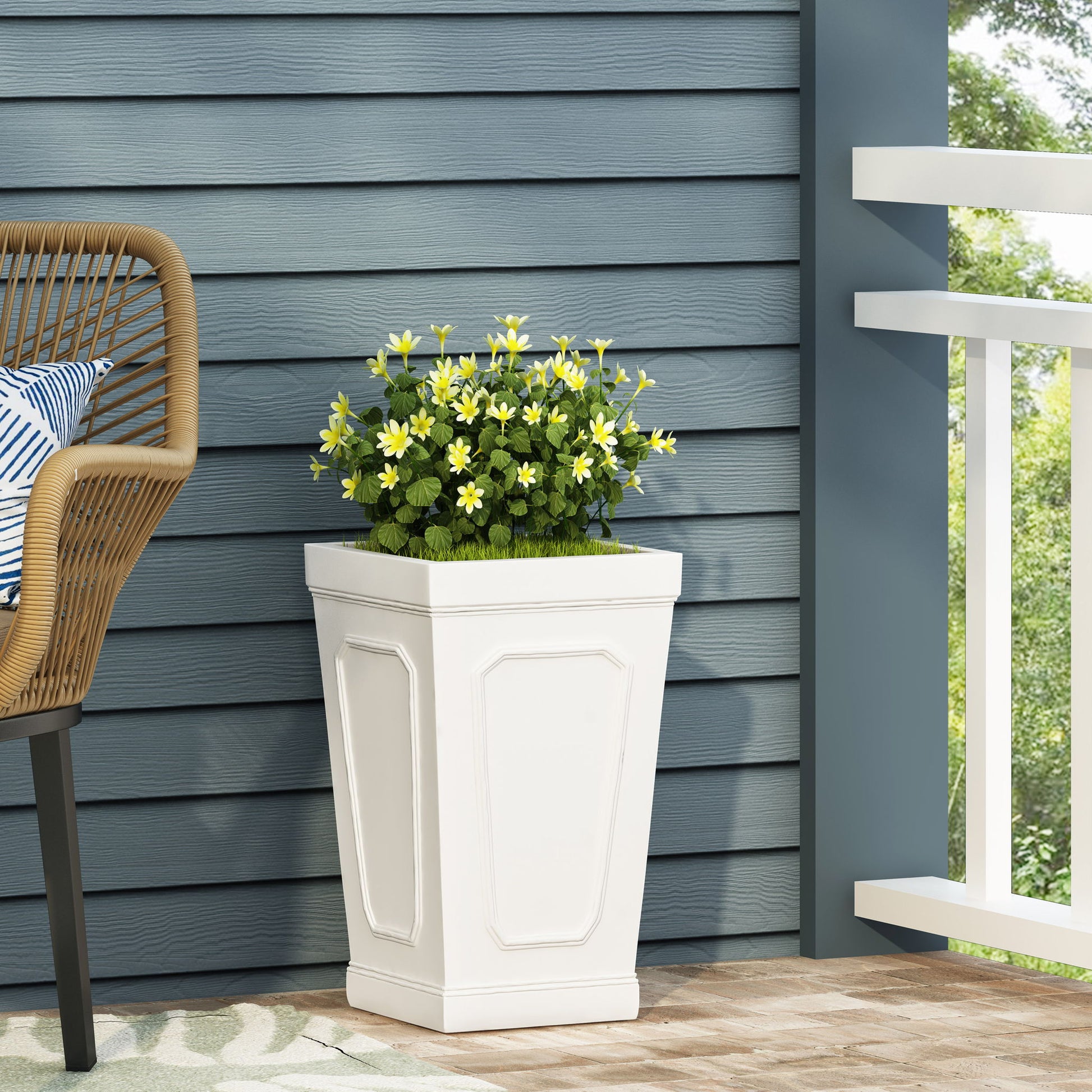 Outdoor Planter, Elegant Design Noble House